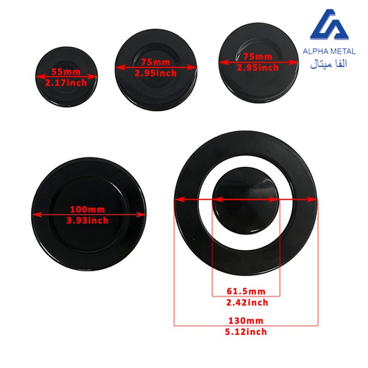 إناميلد  إغطاء شعلة بوتاجاز  Steel Gas Burner Cap – Heavy Duty