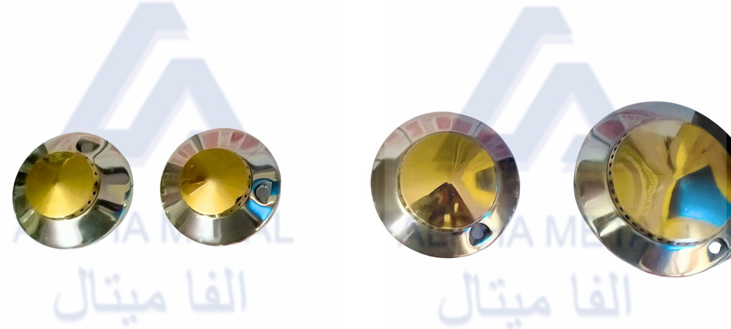 طقم عيون/شعلات بوتاجاز نحاس كاملة Brass Gas Stove Burner Set – Heavy Duty