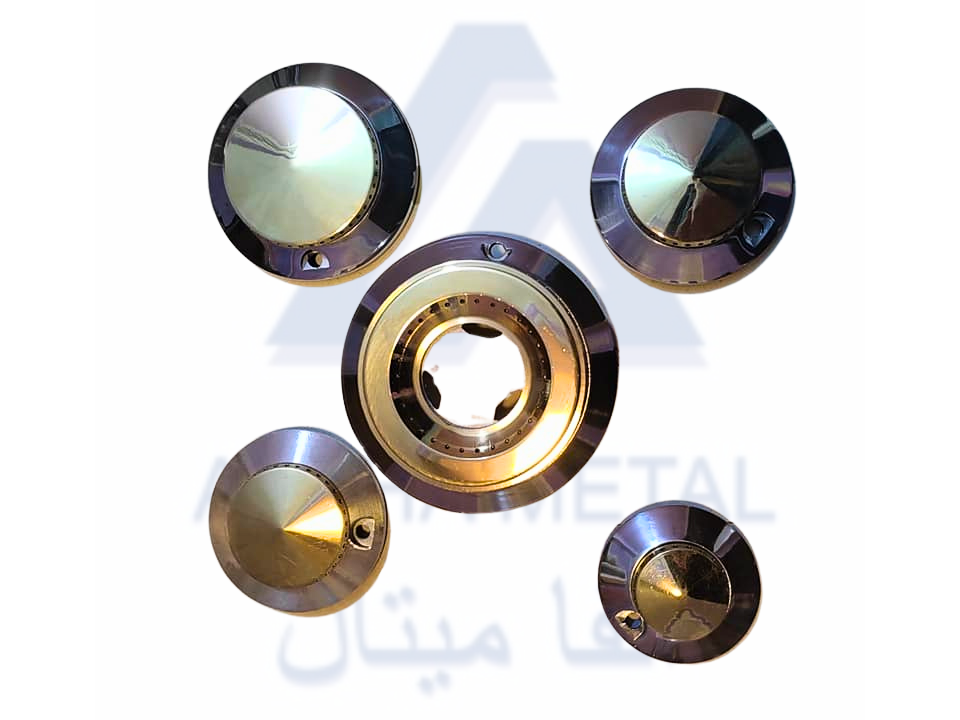 طقم عيون/شعلات بوتاجاز نحاس كاملة Brass Gas Stove Burner Set – Heavy Duty