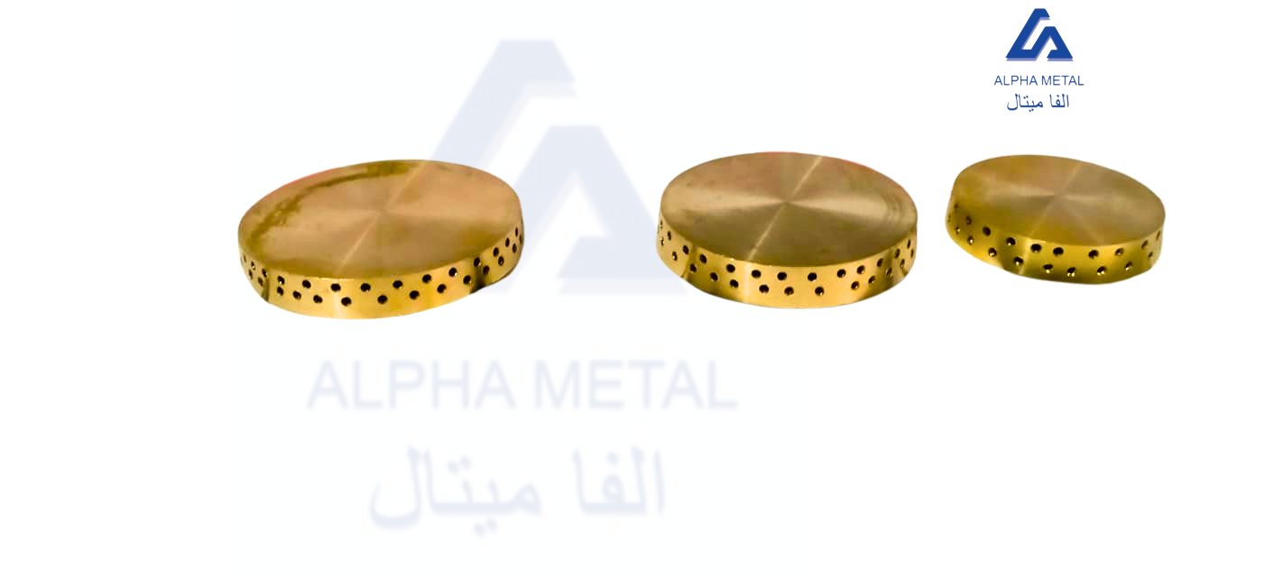 طقم عيون/شعلات بوتاجاز نحاس كاملة Brass Gas Stove Burner Set – Heavy Duty