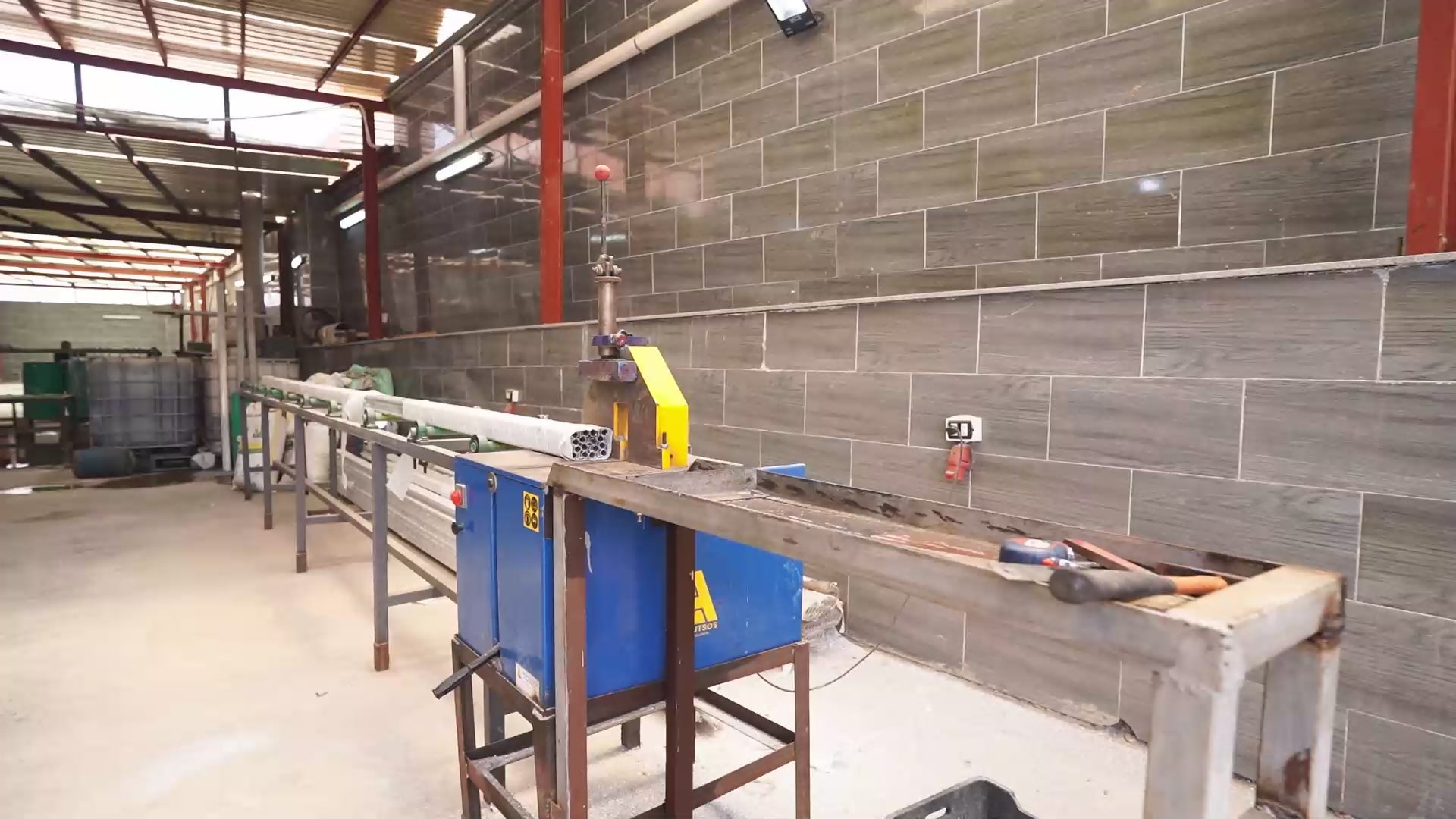 Load video: One of our factories in Obour - Cairo for Aluminum forming and anodizing and Zamak &amp; Plastic dyecasting